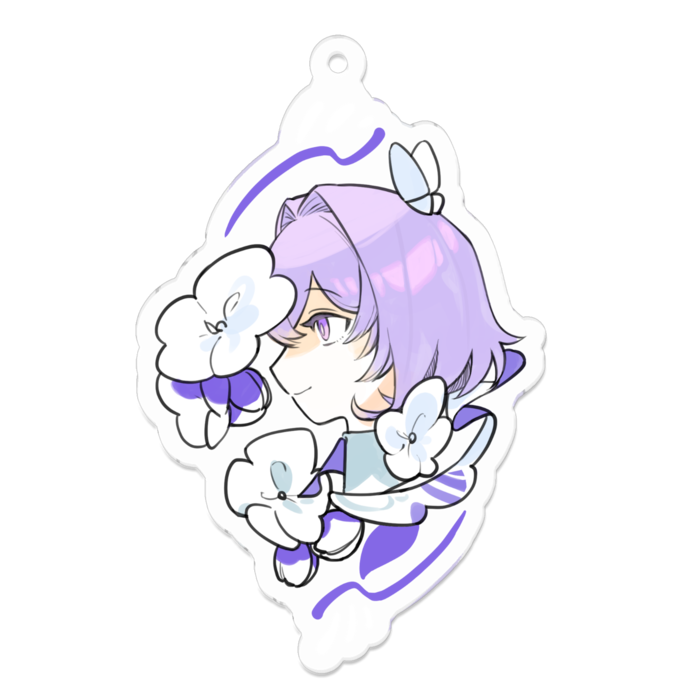 アクリルキーホルダー - 70 x 70 (mm)