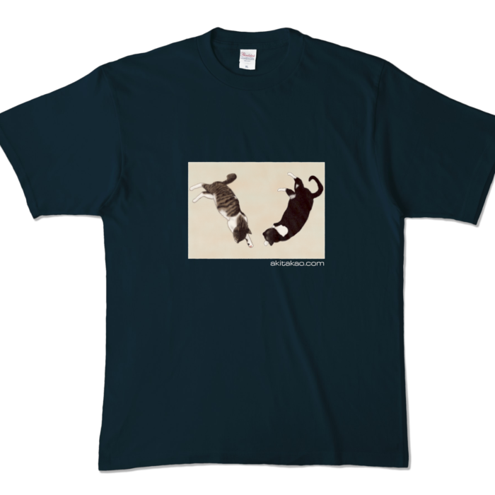 カラーTシャツ - XL - ネイビー (濃色)