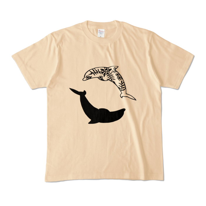 カラーTシャツ - M - ナチュラル (淡色)