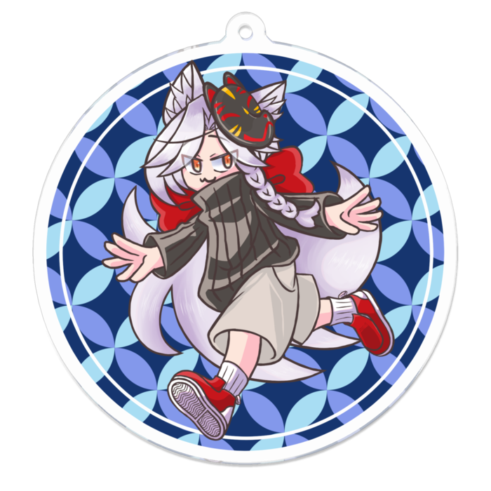 アクリルキーホルダー - 70 x 70 (mm)