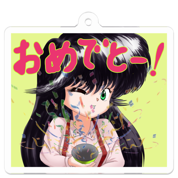 アクリルキーホルダー - 50 x 50 (mm)
