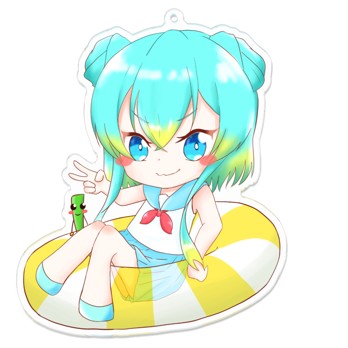 アクリルキーホルダー - 100 x 100 (mm)