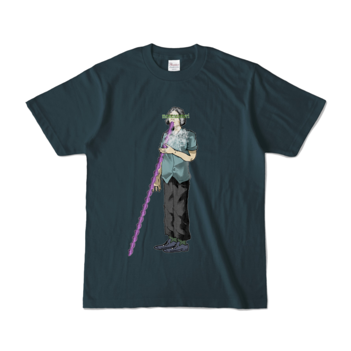 カラーTシャツ - S - デニム (濃色)