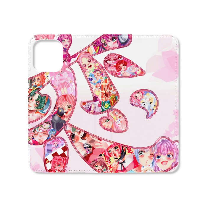 手帳型iPhoneケース（ベルトなし） - iPhone12 ProMax - ストラップ穴 あり