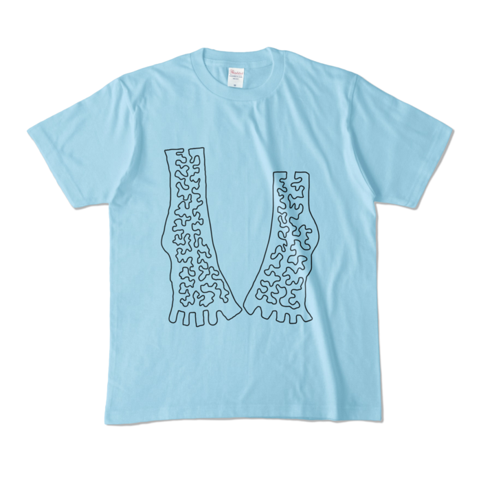 カラーTシャツ - M - ライトブルー (淡色)