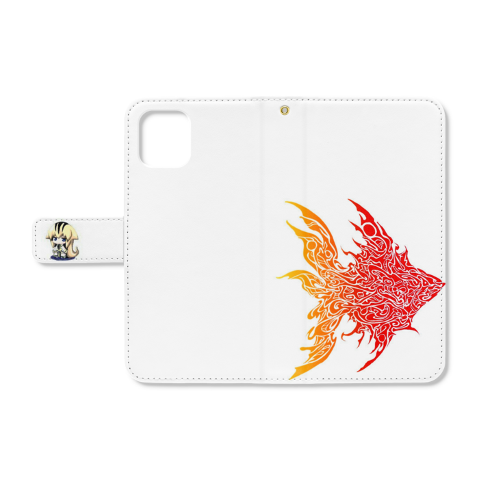 手帳型iPhoneケース - iPhone 11 - ストラップ穴 あり