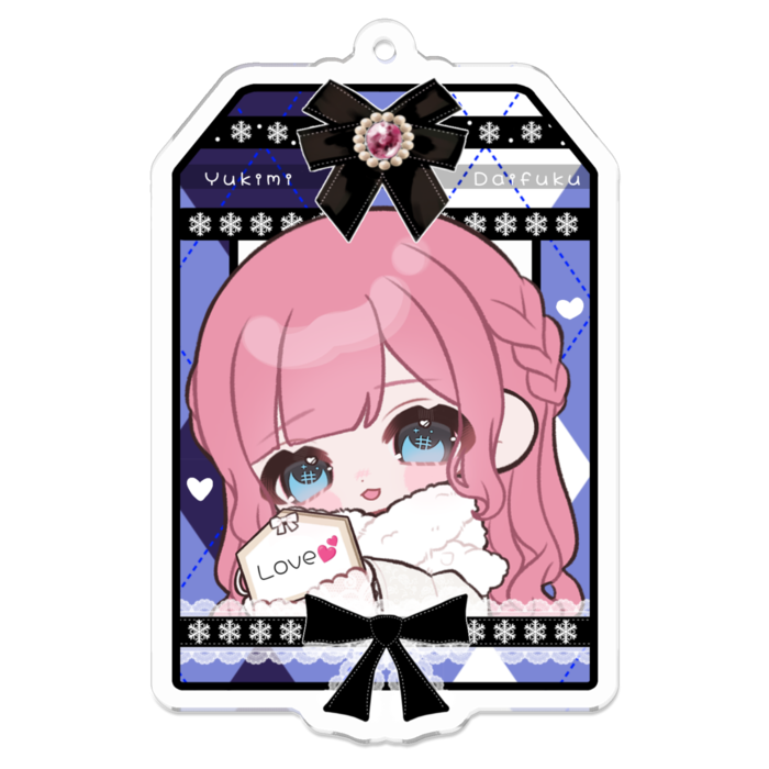 アクリルキーホルダー - 70 x 70 (mm)