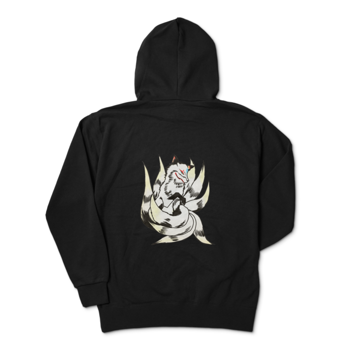 ジップパーカー - XL - ブラック