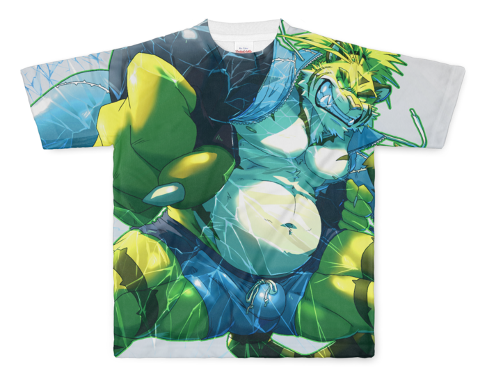 フルグラフィックTシャツ - L - 正面印刷のみ