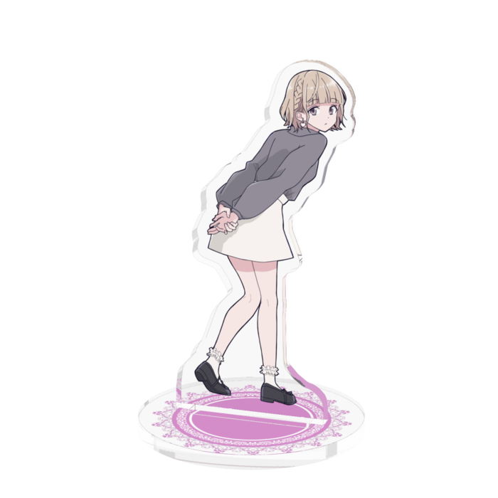 佐倉ゆかり(振り向き立ち絵)アクリルスタンド - 70x70mm