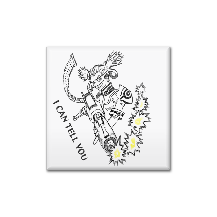 缶バッジ - 四角形40mm