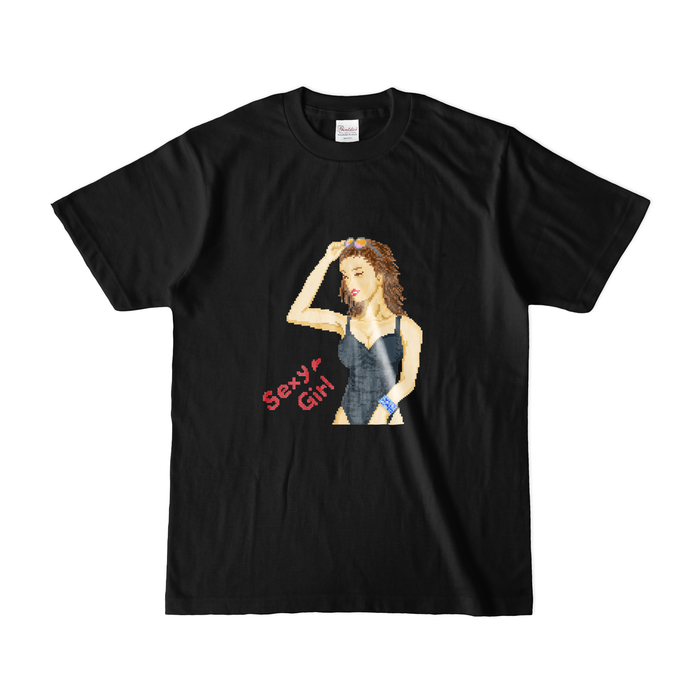 カラーTシャツ(濃色) - S - ブラック