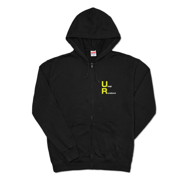 ジップパーカー - XL - ブラック