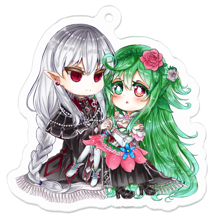 アクリルキーホルダー - 50 x 50 (mm)