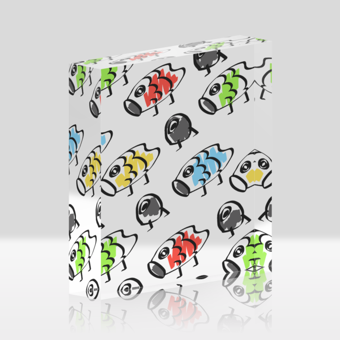 アクリルブロック - 100x100mm