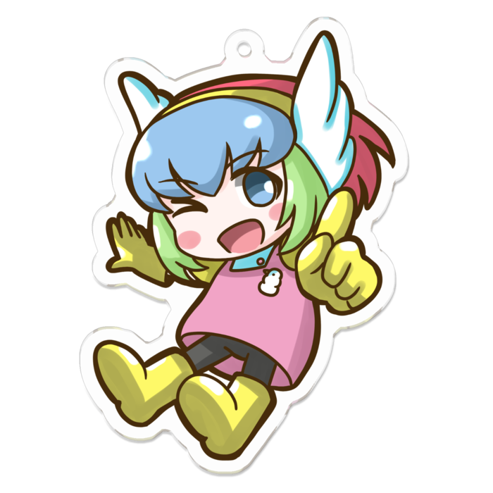 アクリルキーホルダー - 70 x 70 (mm)