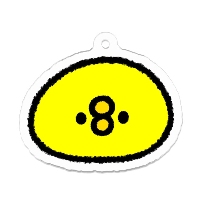 アクリルキーホルダー - 50 x 50 (mm)