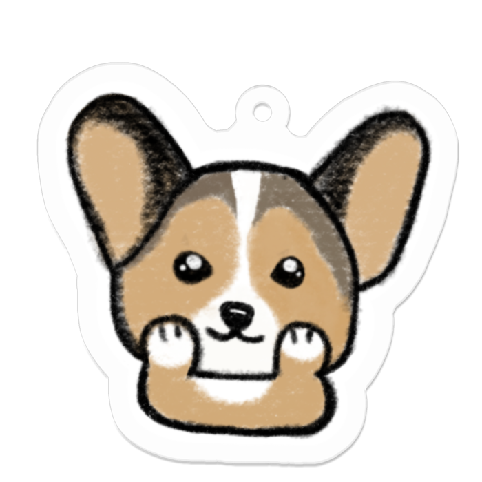 アクリルキーホルダー - 50 x 50 (mm)