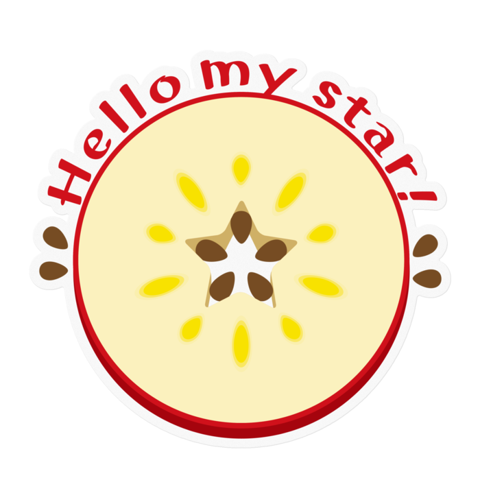 ステッカー - 100 x 100 (mm)クリア