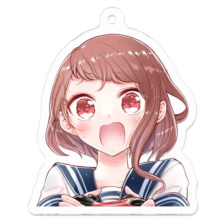 アクリルキーホルダー（コーティング） - 50 x 50 (mm)