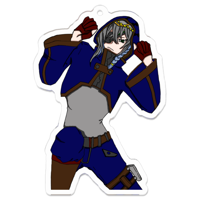 アクリルキーホルダー - 70 x 70 (mm)