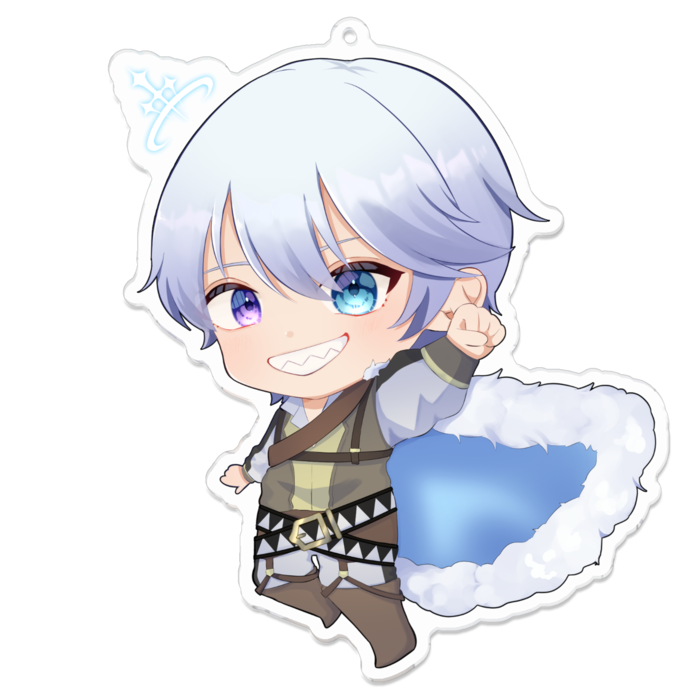 アクリルキーホルダー - 100 x 100 (mm)