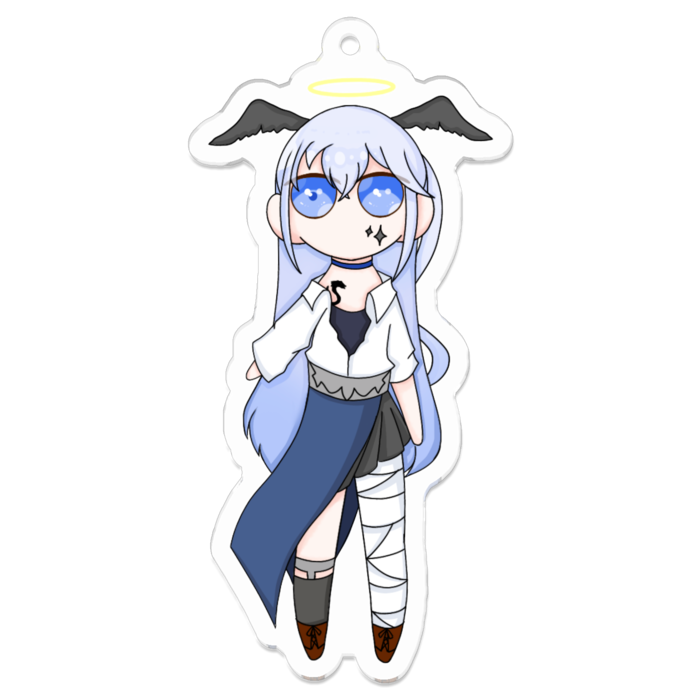 アクリルキーホルダー - 70 x 70 (mm)