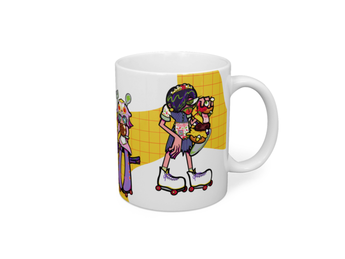 マグカップ - 直径 8 cm / 高さ 9.5 cm