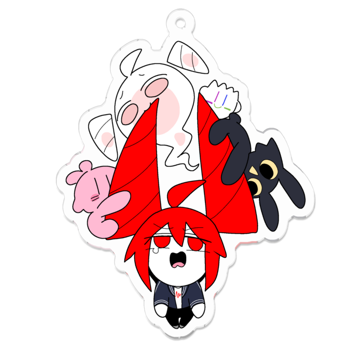 アクリルキーホルダー - 70 x 70 (mm)