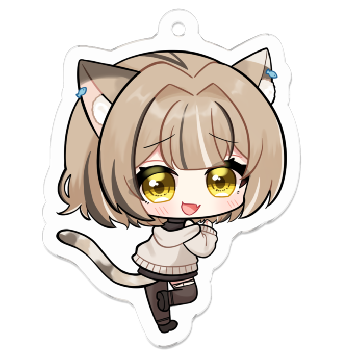 アクリルキーホルダー - 50 x 50 (mm)