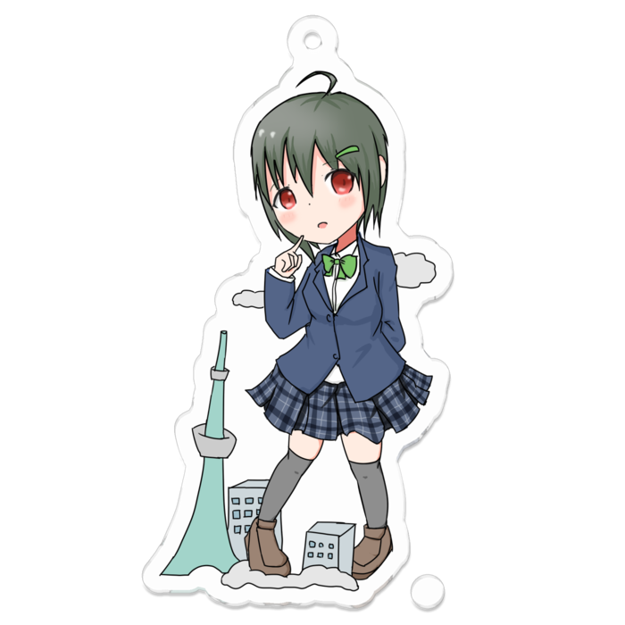 アクリルキーホルダー - 70 x 70 (mm)