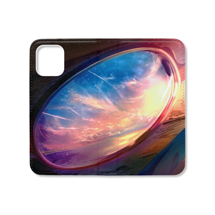 手帳型iPhoneケース(ベルトなし) - iPhone12 mini - ストラップ穴 なし