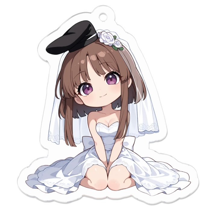 アクリルキーホルダー - 50 x 50 (mm)(キャラのみ)