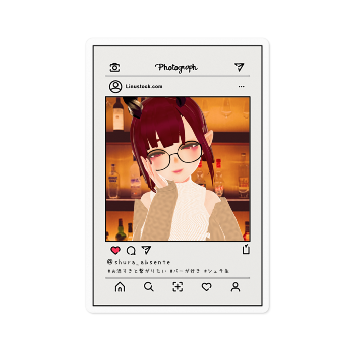 ステッカー - 100 x 100 (mm)