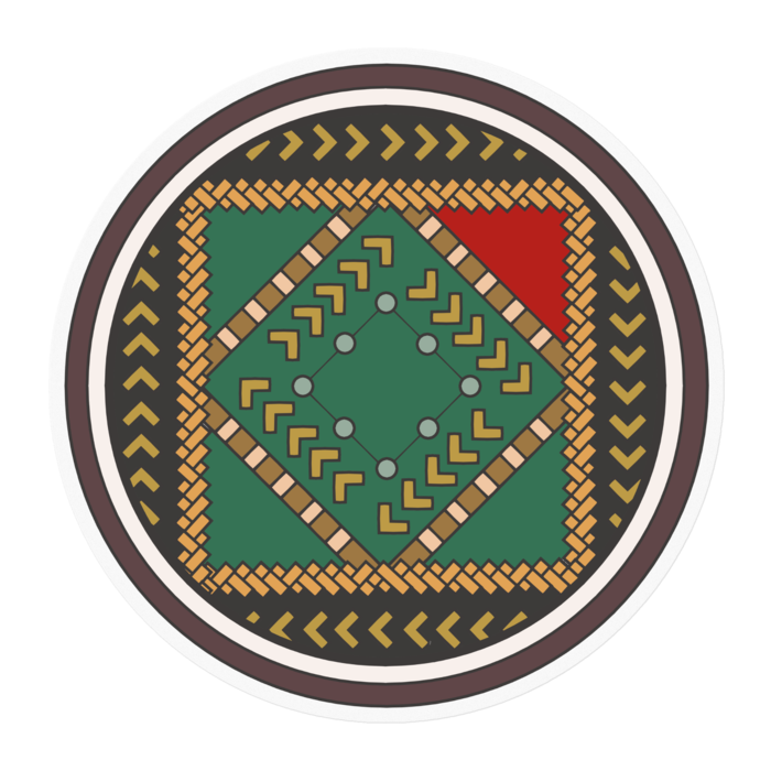 ステッカー - 100 x 100 (mm)