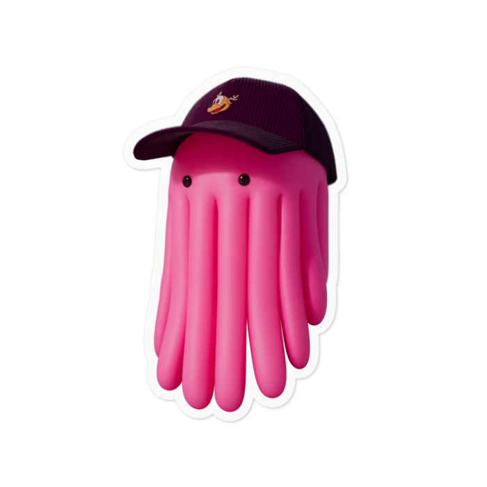 ステッカー - 100 x 100 (mm)