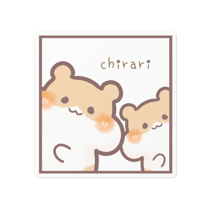 ステッカー - 100 x 100 (mm)