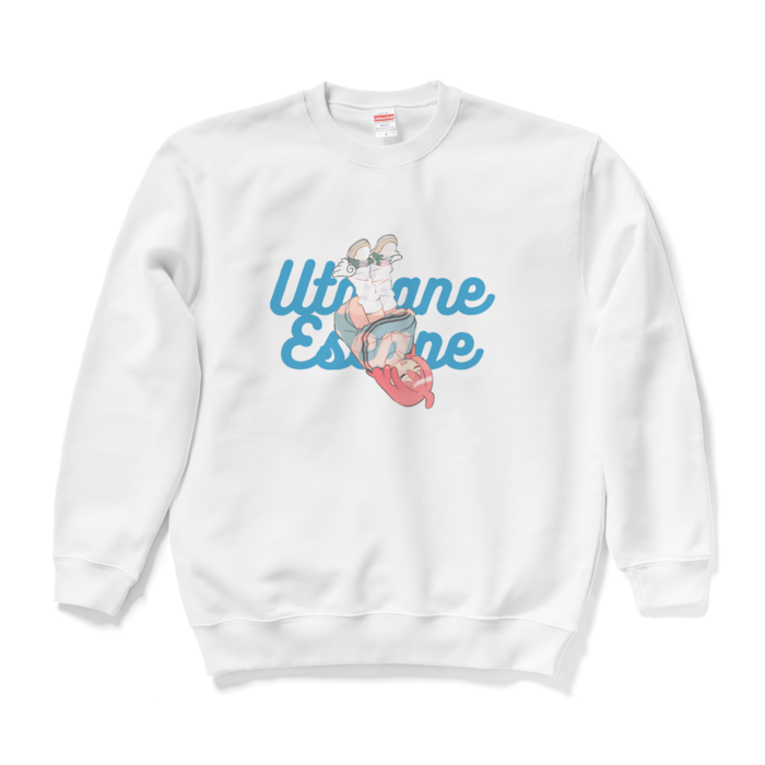 うたたねみずいろスウェット - L - ホワイト