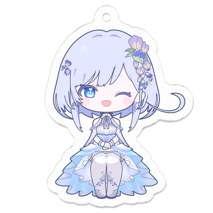 アクリルキーホルダー - 50 x 50 (mm)