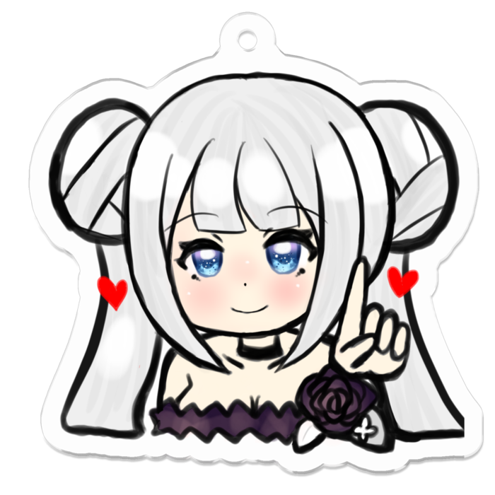 アクリルキーホルダー - 50 x 50 (mm)