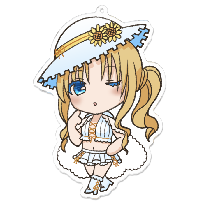 アクリルキーホルダー - 100 x 100 (mm)