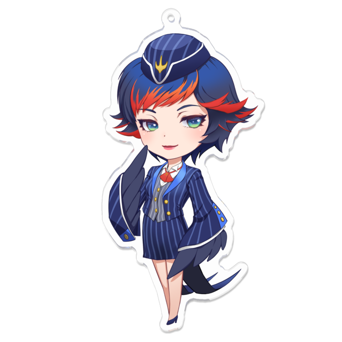 アクリルキーホルダー - 100 x 100 (mm)