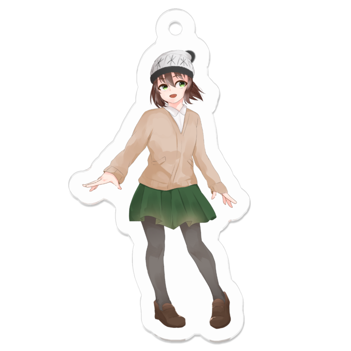 アクリルキーホルダー - 50 x 50 (mm)