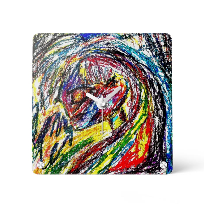 アクリル時計 - 150x150mm