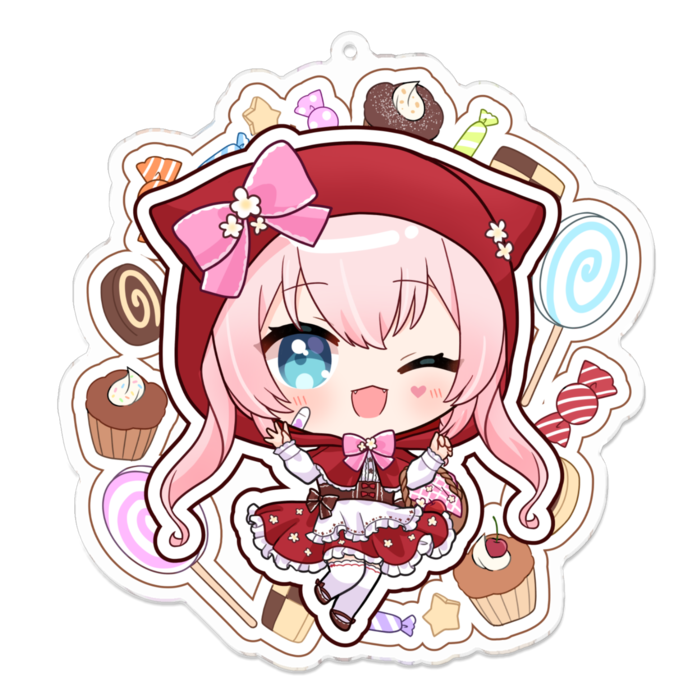 アクリルキーホルダー - 100 x 100 (mm)
