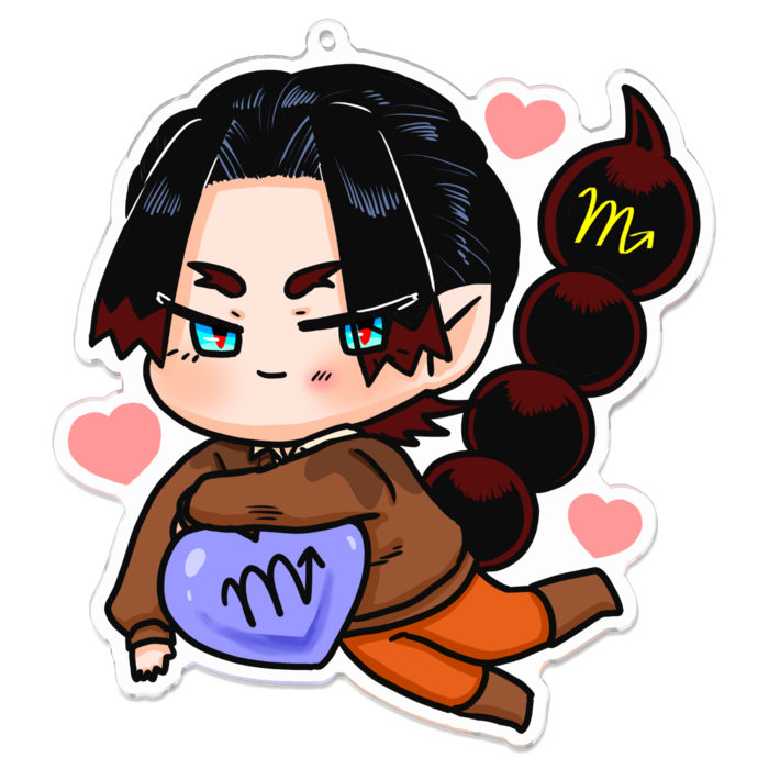 アクリルキーホルダー - 100 x 100 (mm)