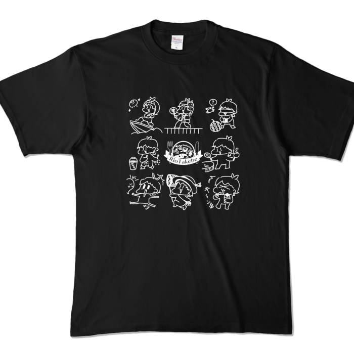 カラーTシャツ - XL - ブラック (濃色)