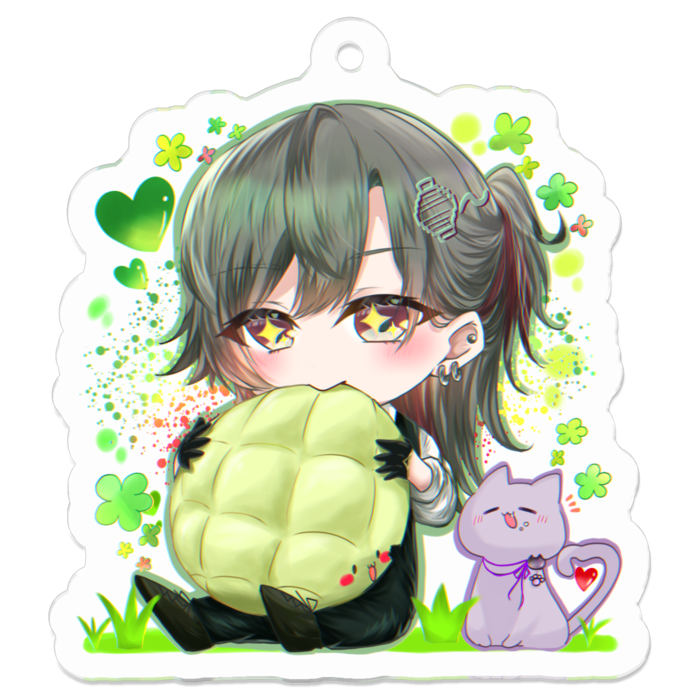 アクリルキーホルダー - 50 x 50 (mm)