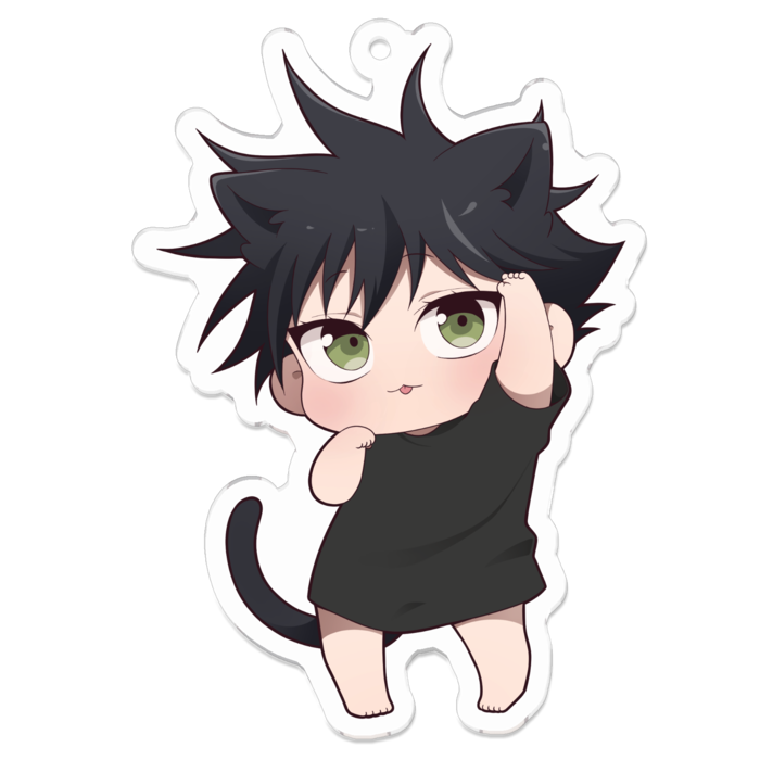 ねこ恵アクリルキーホルダー Yamadaya 山田すぅ Booth