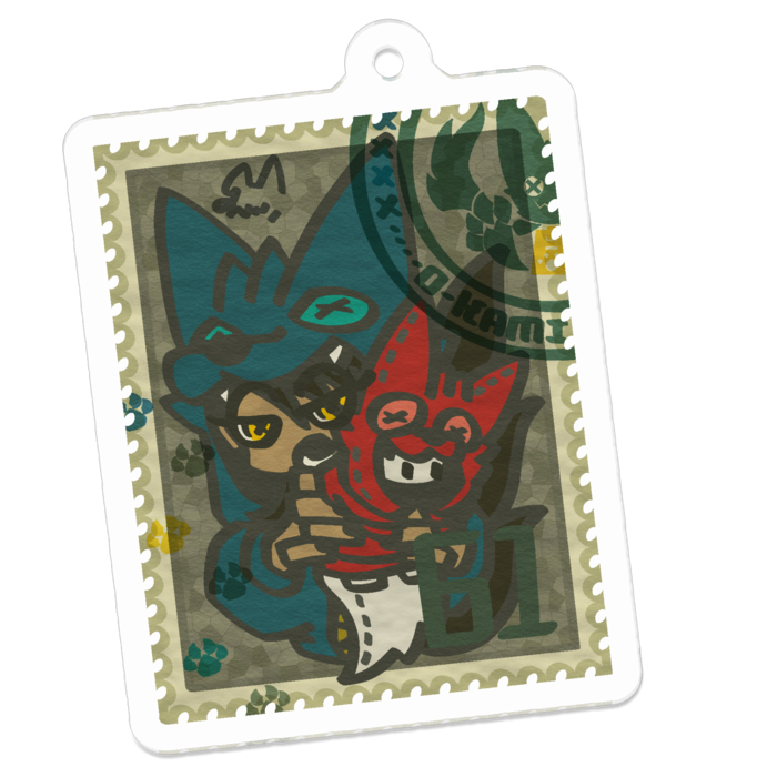 アクリルキーホルダー - 50 x 50 (mm)